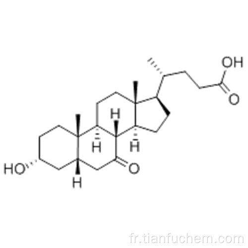 Acide 3.alpha.-hydroxy-7-oxo-5.beta.-cholanique CAS 4651-67-6